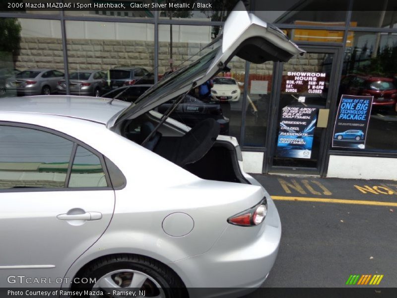 Glacier Silver Metallic / Black 2006 Mazda MAZDA6 i Sport Hatchback