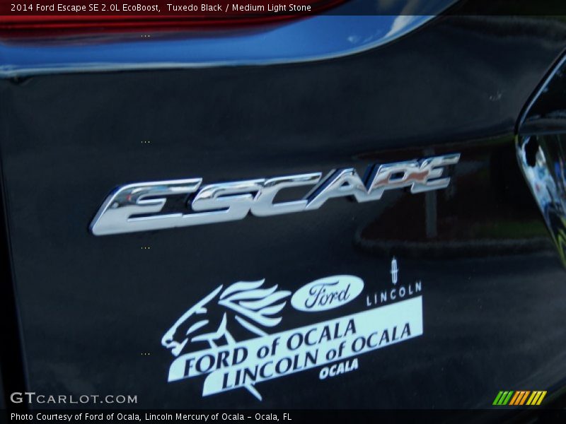 Tuxedo Black / Medium Light Stone 2014 Ford Escape SE 2.0L EcoBoost