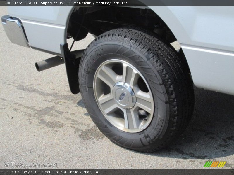 Silver Metallic / Medium/Dark Flint 2008 Ford F150 XLT SuperCab 4x4