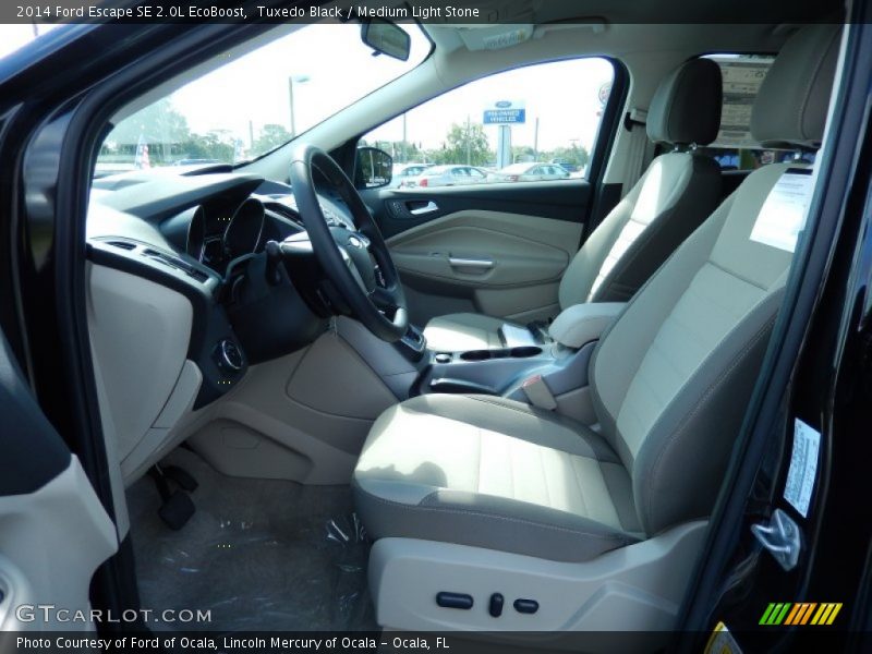 Tuxedo Black / Medium Light Stone 2014 Ford Escape SE 2.0L EcoBoost