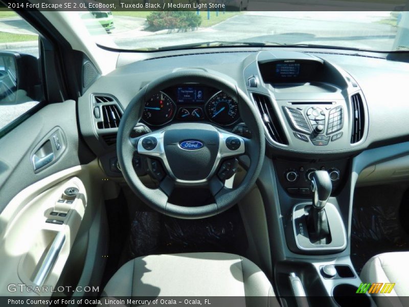 Tuxedo Black / Medium Light Stone 2014 Ford Escape SE 2.0L EcoBoost