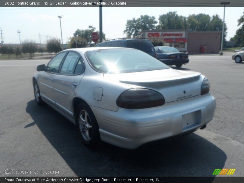 Galaxy Silver Metallic / Graphite 2002 Pontiac Grand Prix GT Sedan