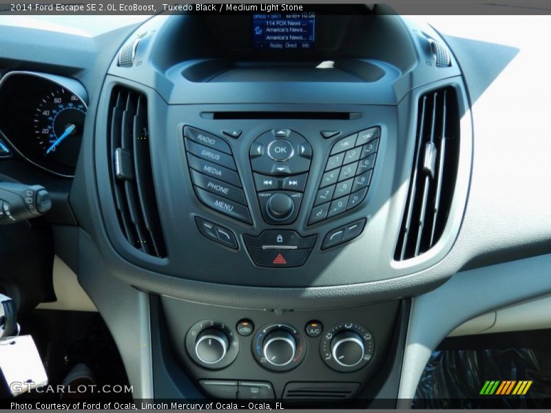 Tuxedo Black / Medium Light Stone 2014 Ford Escape SE 2.0L EcoBoost