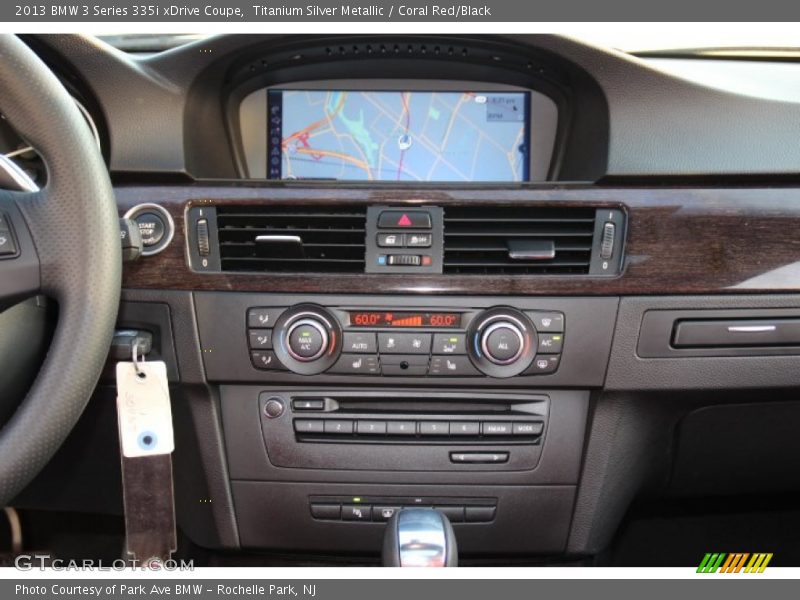 Titanium Silver Metallic / Coral Red/Black 2013 BMW 3 Series 335i xDrive Coupe