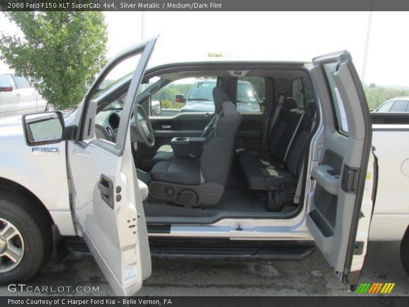 Silver Metallic / Medium/Dark Flint 2008 Ford F150 XLT SuperCab 4x4