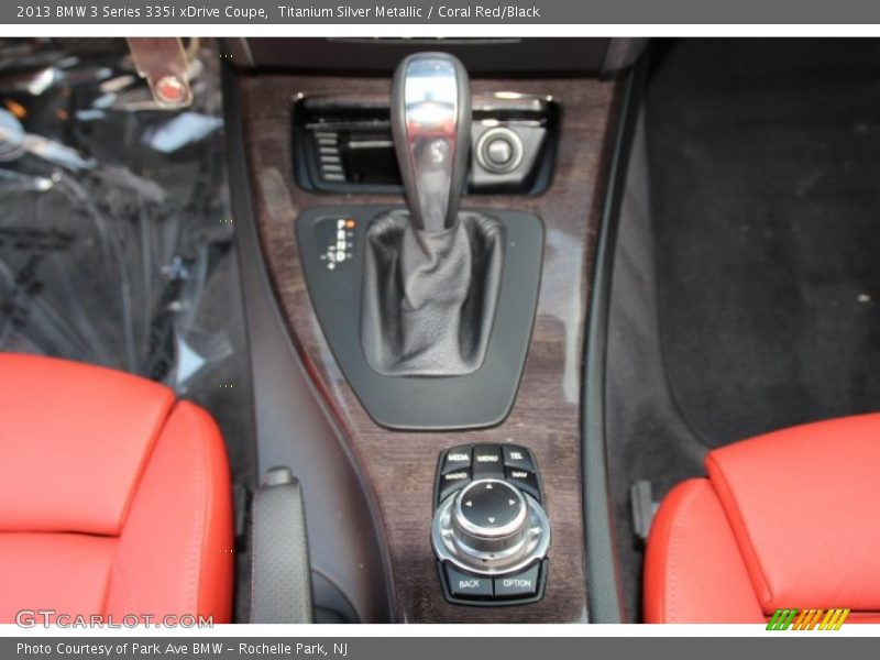 Titanium Silver Metallic / Coral Red/Black 2013 BMW 3 Series 335i xDrive Coupe