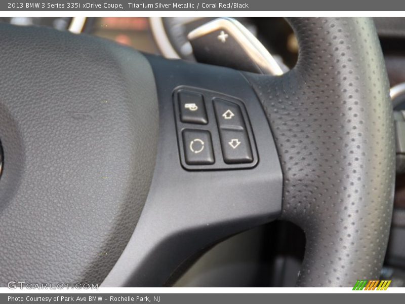 Titanium Silver Metallic / Coral Red/Black 2013 BMW 3 Series 335i xDrive Coupe