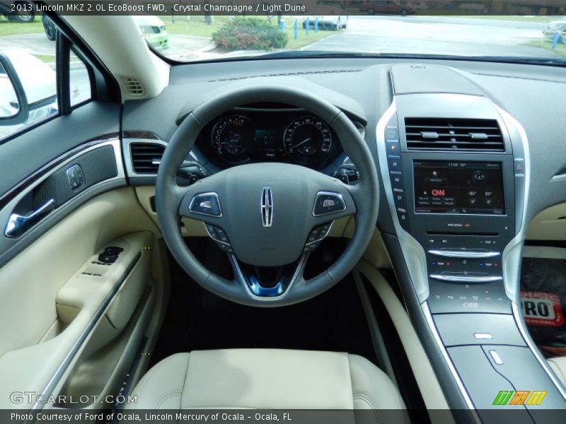 Crystal Champagne / Light Dune 2013 Lincoln MKZ 2.0L EcoBoost FWD
