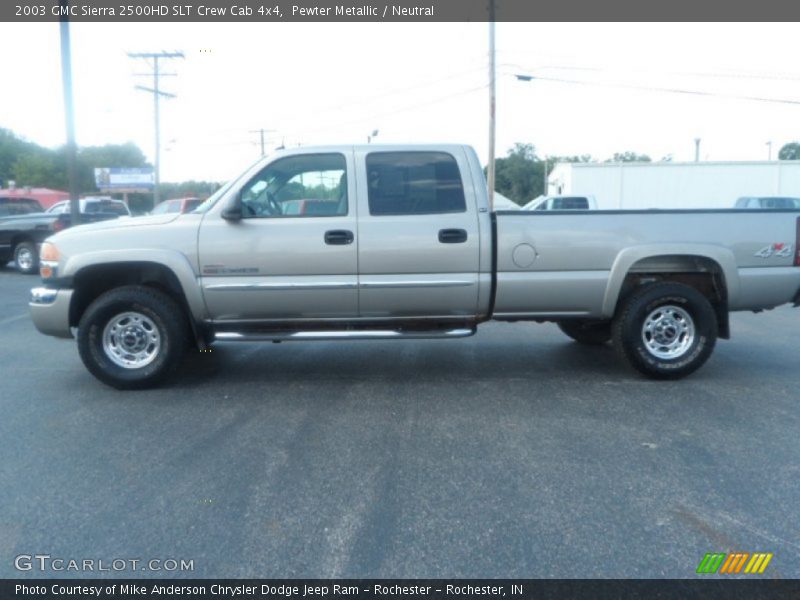 Pewter Metallic / Neutral 2003 GMC Sierra 2500HD SLT Crew Cab 4x4