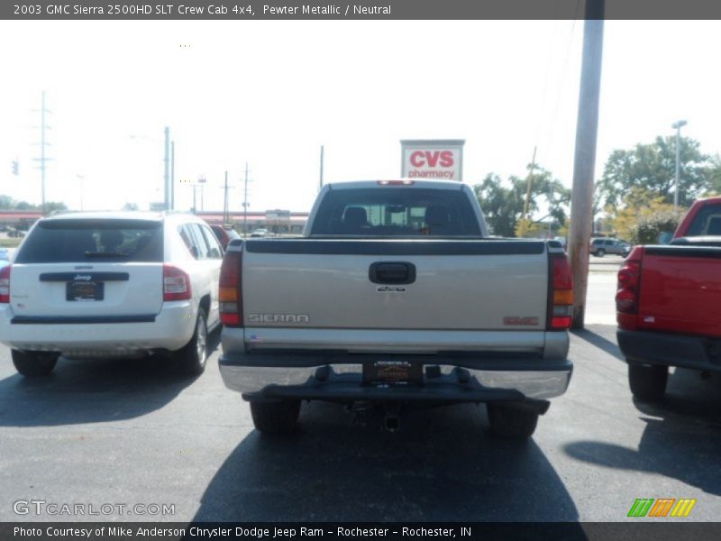 Pewter Metallic / Neutral 2003 GMC Sierra 2500HD SLT Crew Cab 4x4