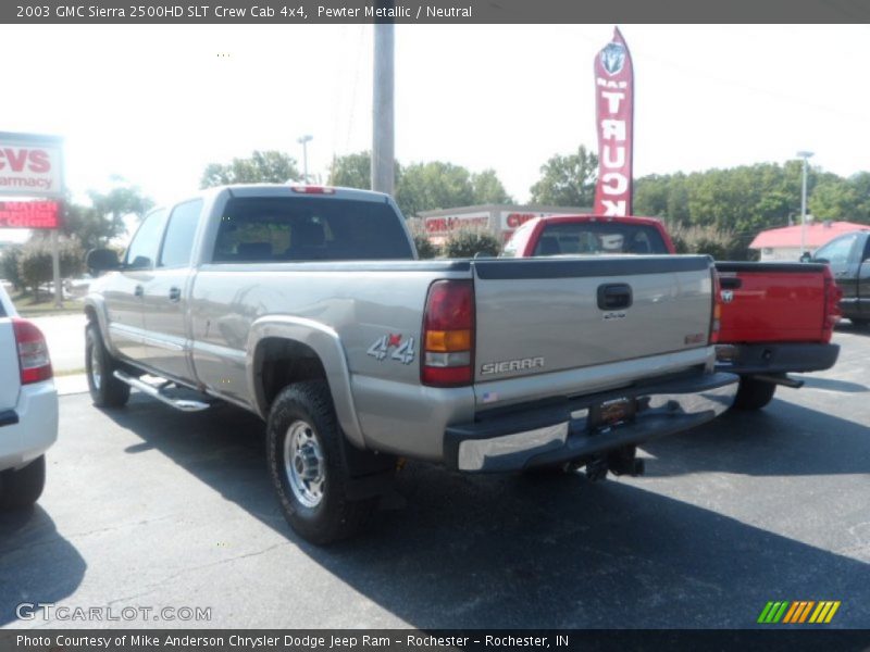 Pewter Metallic / Neutral 2003 GMC Sierra 2500HD SLT Crew Cab 4x4