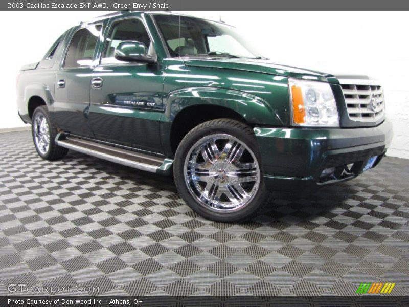 Green Envy / Shale 2003 Cadillac Escalade EXT AWD