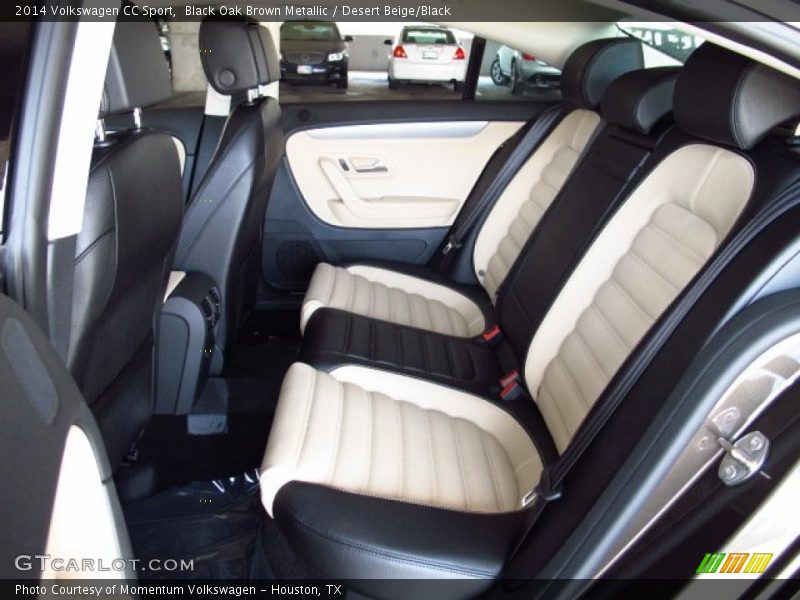 Rear Seat of 2014 CC Sport