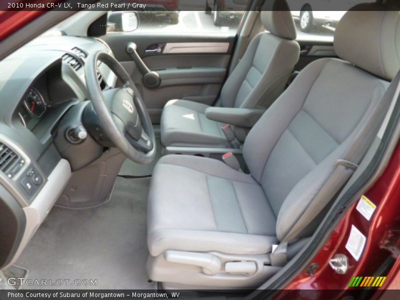 Tango Red Pearl / Gray 2010 Honda CR-V LX