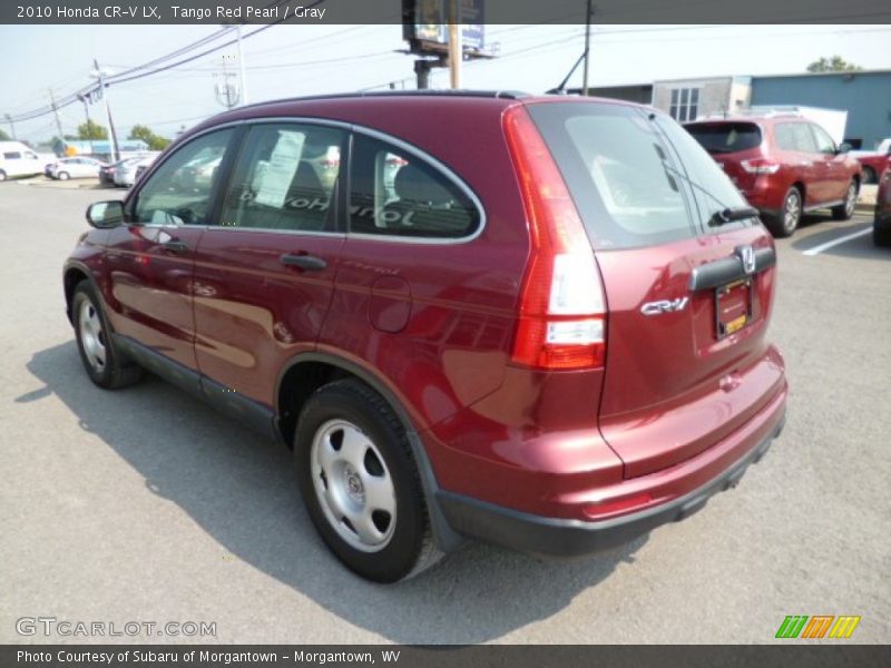 Tango Red Pearl / Gray 2010 Honda CR-V LX