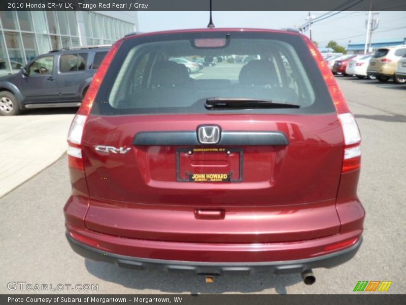 Tango Red Pearl / Gray 2010 Honda CR-V LX
