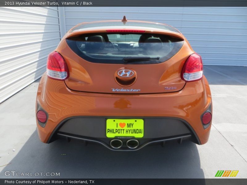 Vitamin C / Black 2013 Hyundai Veloster Turbo
