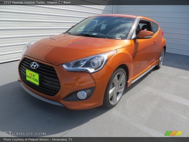 Vitamin C / Black 2013 Hyundai Veloster Turbo