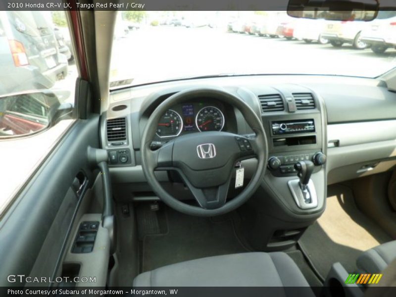 Tango Red Pearl / Gray 2010 Honda CR-V LX