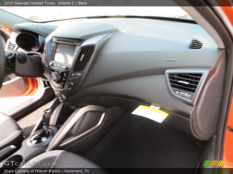 Vitamin C / Black 2013 Hyundai Veloster Turbo