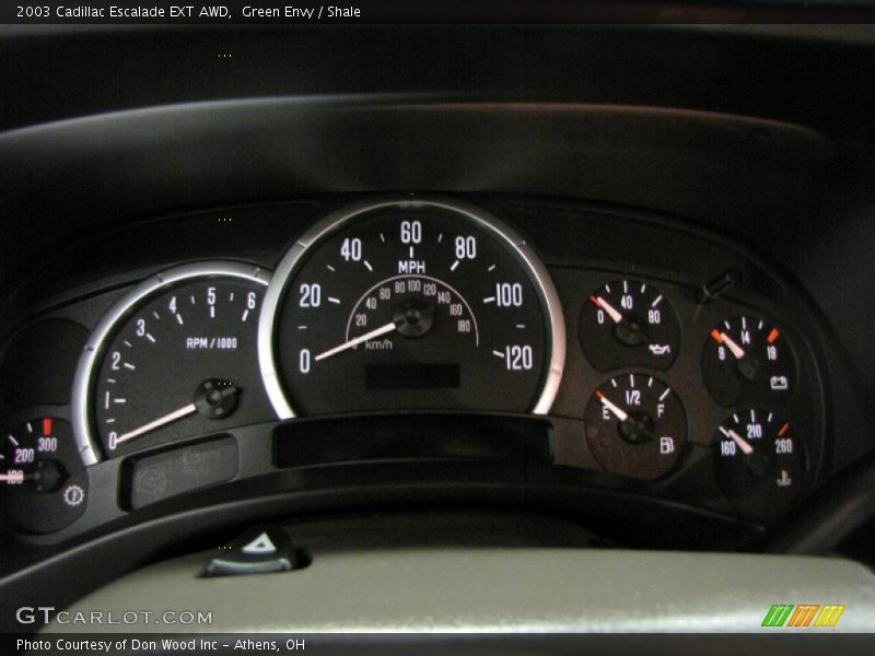 Green Envy / Shale 2003 Cadillac Escalade EXT AWD