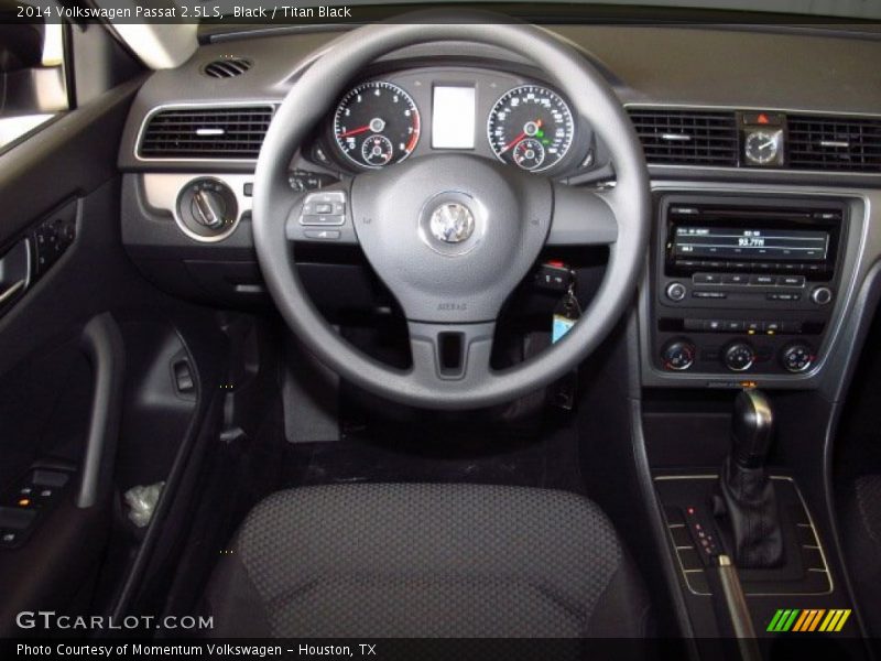 Black / Titan Black 2014 Volkswagen Passat 2.5L S
