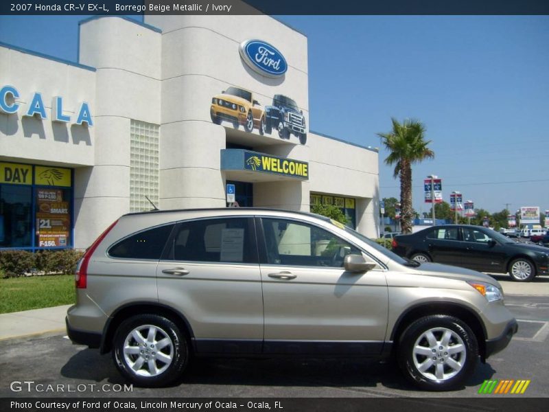 Borrego Beige Metallic / Ivory 2007 Honda CR-V EX-L