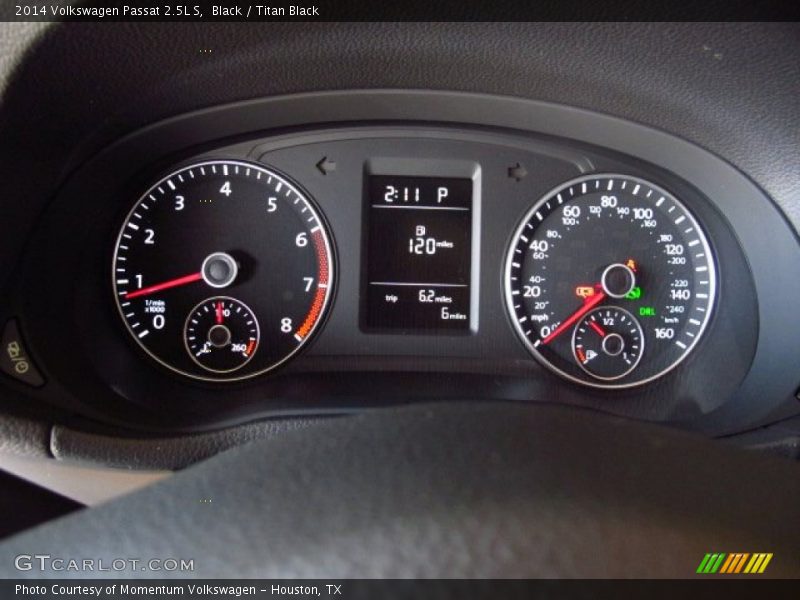 Black / Titan Black 2014 Volkswagen Passat 2.5L S