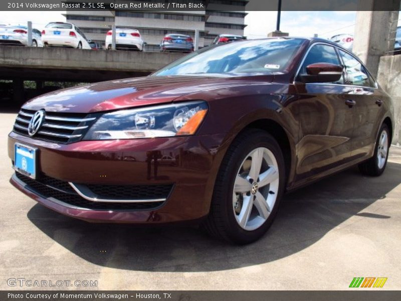 Opera Red Metallic / Titan Black 2014 Volkswagen Passat 2.5L SE