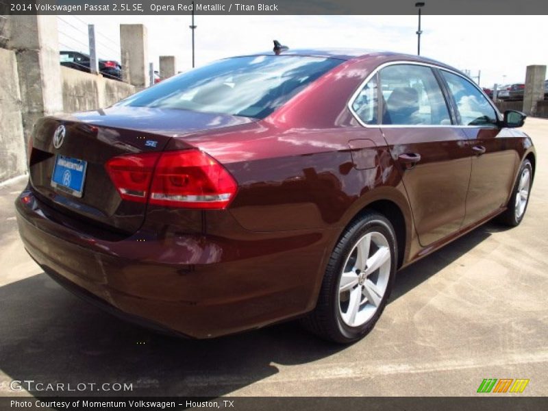 Opera Red Metallic / Titan Black 2014 Volkswagen Passat 2.5L SE