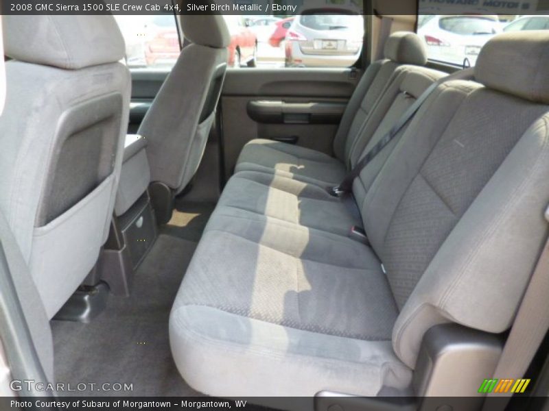 Silver Birch Metallic / Ebony 2008 GMC Sierra 1500 SLE Crew Cab 4x4