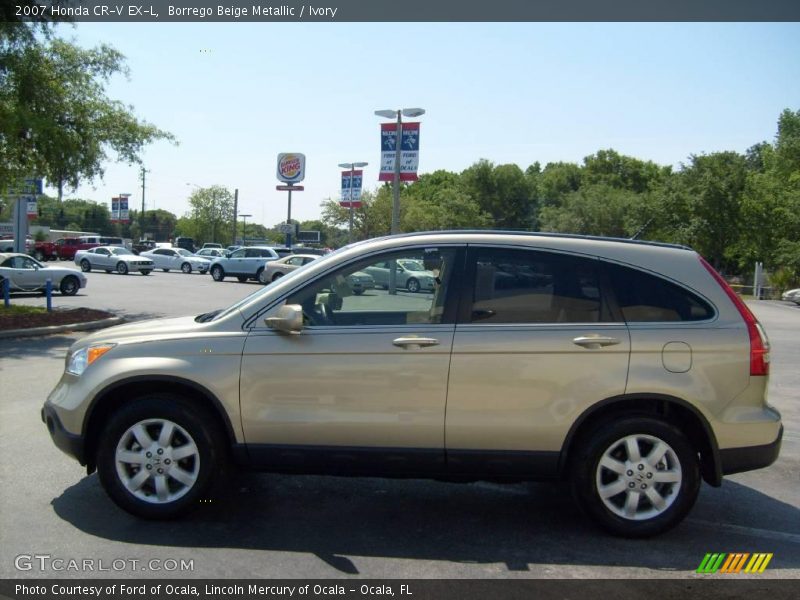 Borrego Beige Metallic / Ivory 2007 Honda CR-V EX-L