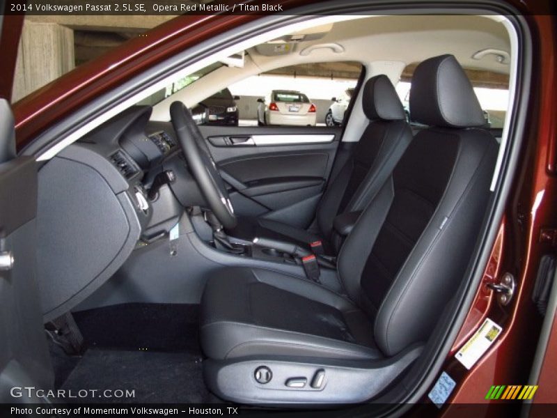  2014 Passat 2.5L SE Titan Black Interior