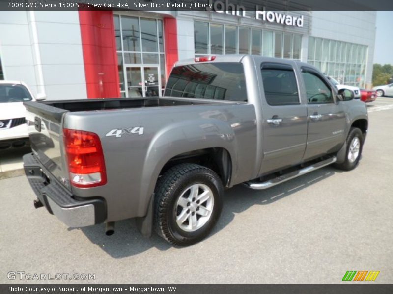 Silver Birch Metallic / Ebony 2008 GMC Sierra 1500 SLE Crew Cab 4x4