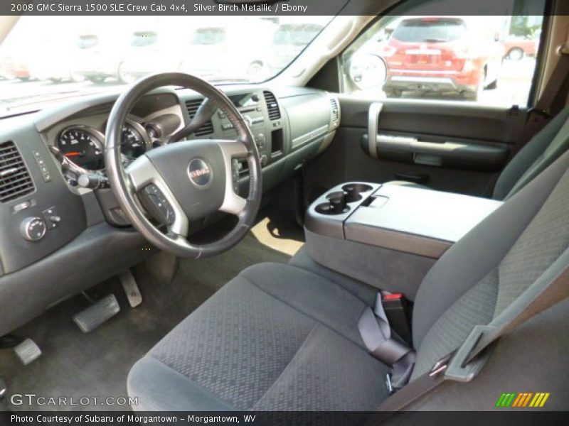 Silver Birch Metallic / Ebony 2008 GMC Sierra 1500 SLE Crew Cab 4x4