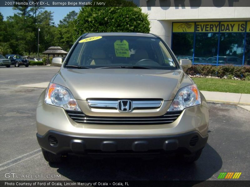 Borrego Beige Metallic / Ivory 2007 Honda CR-V EX-L