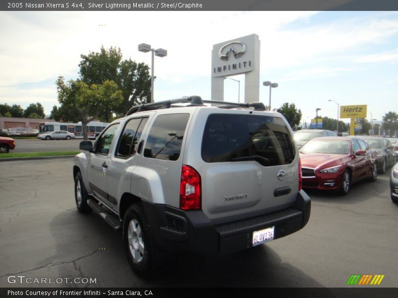 Silver Lightning Metallic / Steel/Graphite 2005 Nissan Xterra S 4x4