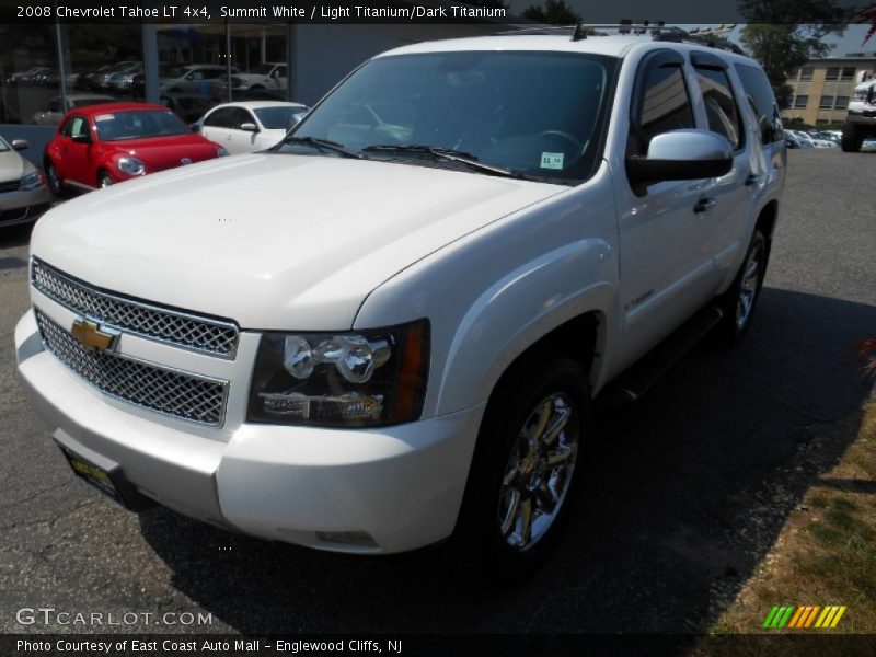 Summit White / Light Titanium/Dark Titanium 2008 Chevrolet Tahoe LT 4x4