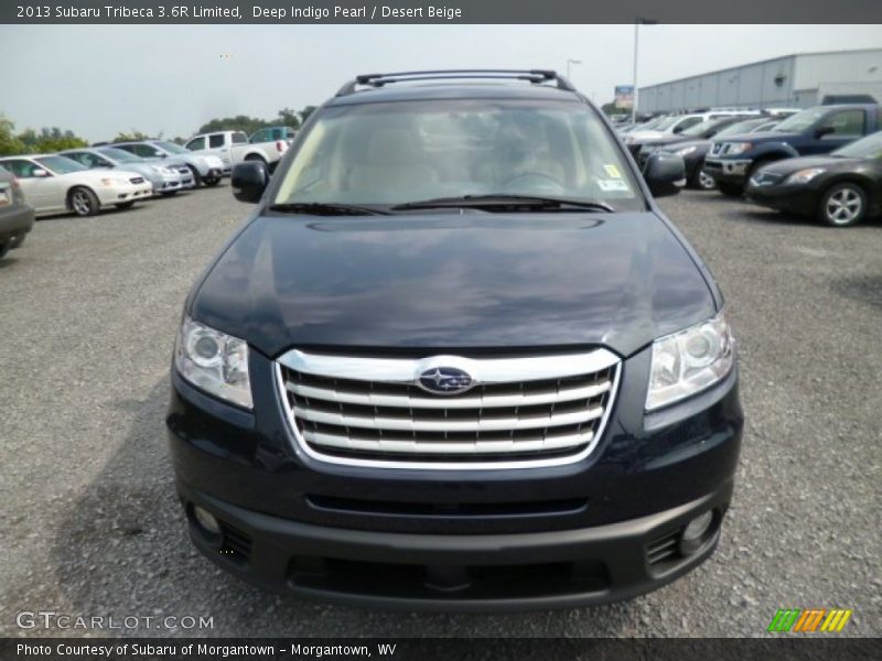 Deep Indigo Pearl / Desert Beige 2013 Subaru Tribeca 3.6R Limited