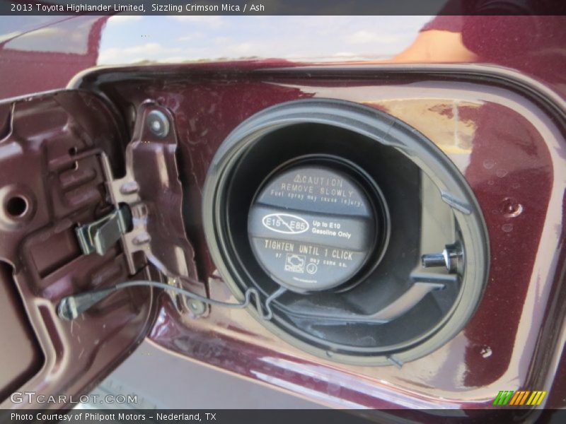 Sizzling Crimson Mica / Ash 2013 Toyota Highlander Limited