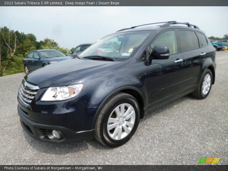 Deep Indigo Pearl / Desert Beige 2013 Subaru Tribeca 3.6R Limited