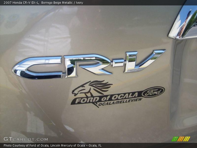 Borrego Beige Metallic / Ivory 2007 Honda CR-V EX-L