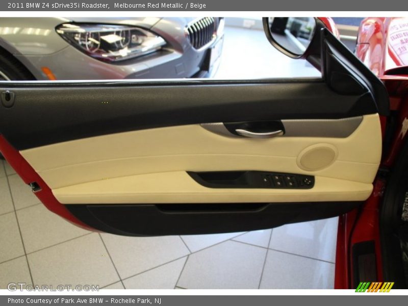 Melbourne Red Metallic / Beige 2011 BMW Z4 sDrive35i Roadster