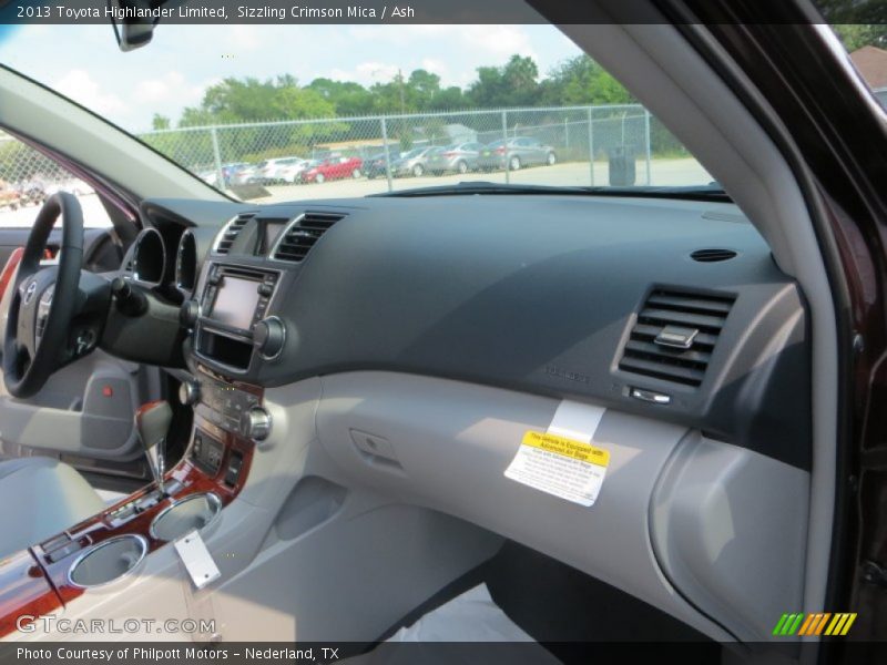 Sizzling Crimson Mica / Ash 2013 Toyota Highlander Limited