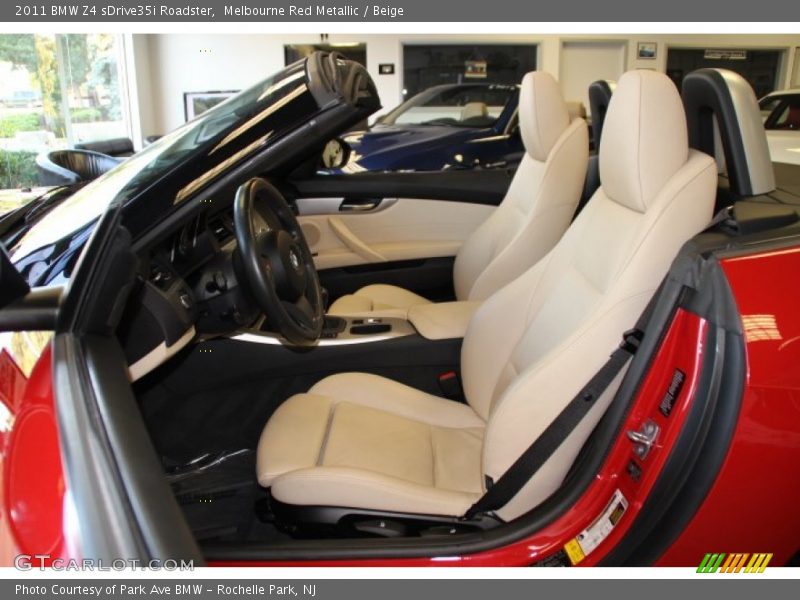Melbourne Red Metallic / Beige 2011 BMW Z4 sDrive35i Roadster
