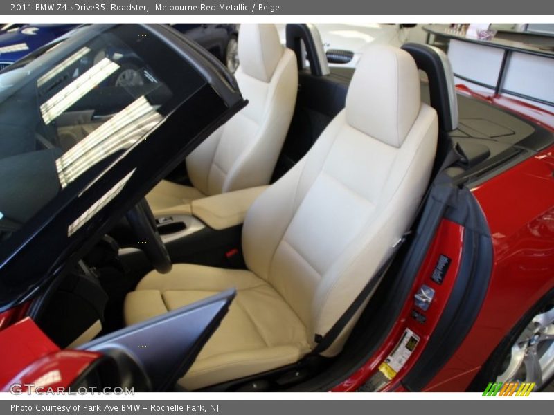 Melbourne Red Metallic / Beige 2011 BMW Z4 sDrive35i Roadster