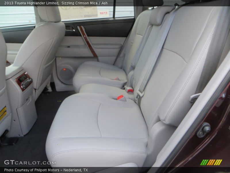 Sizzling Crimson Mica / Ash 2013 Toyota Highlander Limited