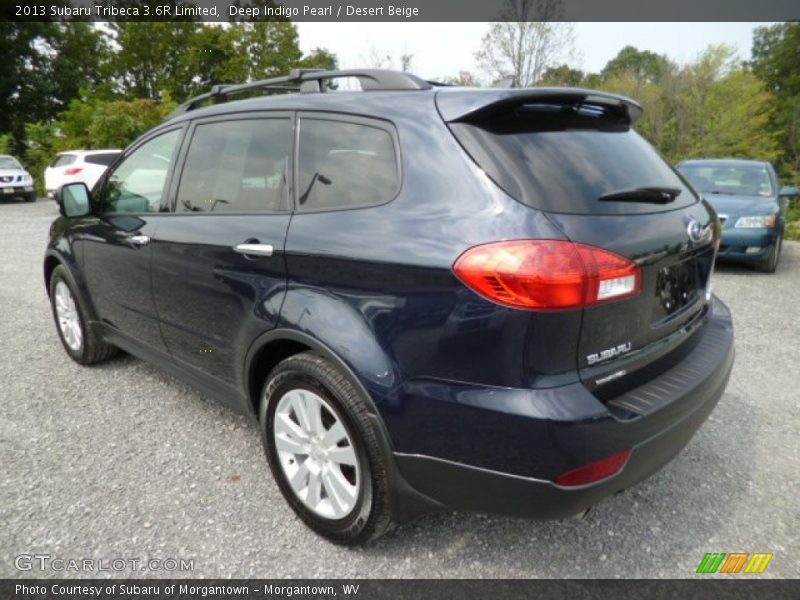 Deep Indigo Pearl / Desert Beige 2013 Subaru Tribeca 3.6R Limited