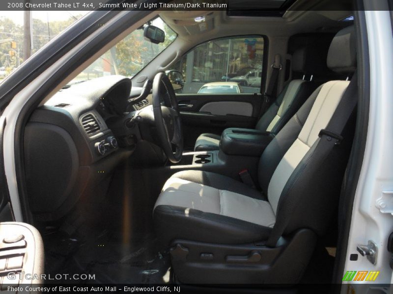 Summit White / Light Titanium/Dark Titanium 2008 Chevrolet Tahoe LT 4x4