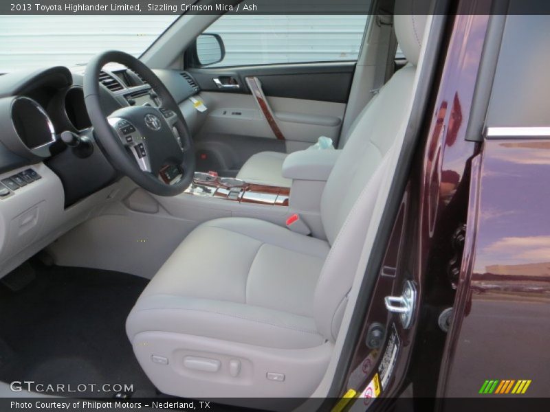 Sizzling Crimson Mica / Ash 2013 Toyota Highlander Limited